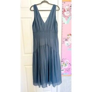 Vince Blue Midi Dress